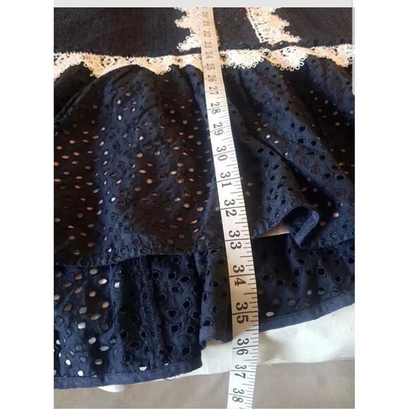 NHA KHANH Womens Dress Size 10 Bell Shaped Eyelet Lace Southernbell Bohowestern - Picture 13 of 13